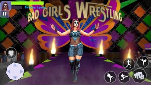 坏女孩街头摔跤游戏截图1