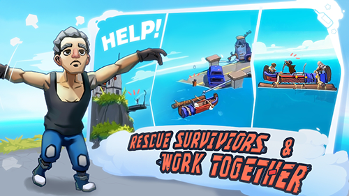 漂浮垃圾镇生存最新版游戏截图1