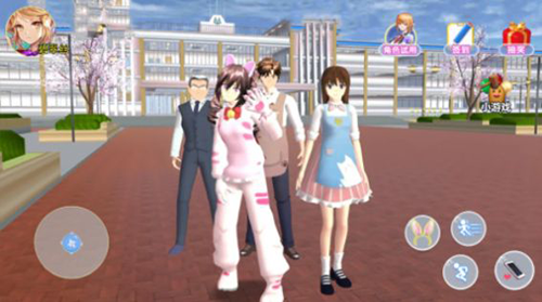 樱花校园粉色少女最新版游戏截图3
