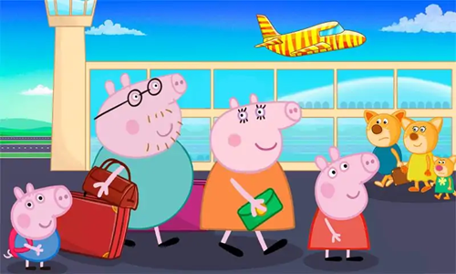 宝宝爱玩坐飞机游戏截图1