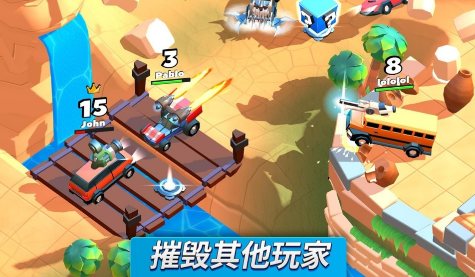 疯狂撞车王全部汽车解锁版无限货币游戏截图4