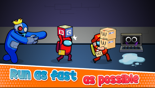 彩虹朋友太空狼人内置菜单版-游戏截图1