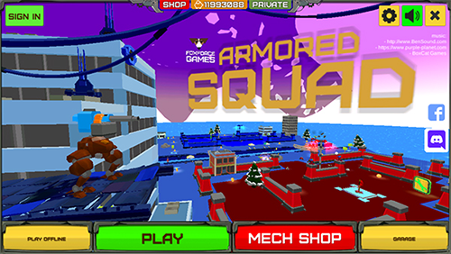 装甲小队无限金币版机甲全解锁版游戏截图1