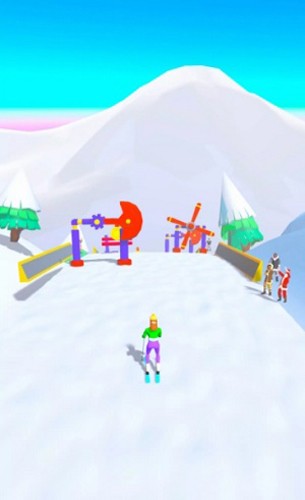 滑雪跑者游戏截图1