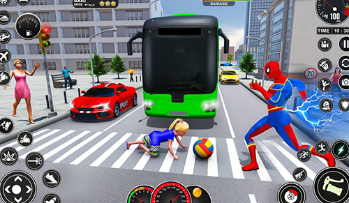 超级英雄机器人最新版游戏截图2