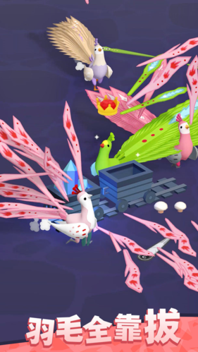 孔雀拔毛大赛-游戏截图3
