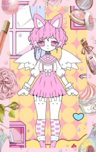 我的盲盒樱花女孩最新版游戏截图1