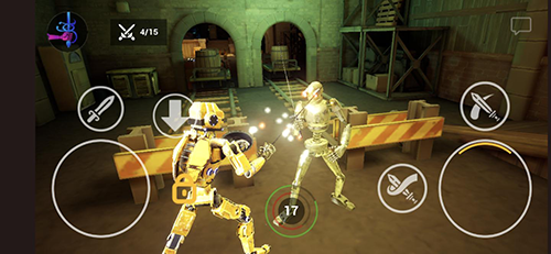 机器人剑术无限金币版游戏截图3