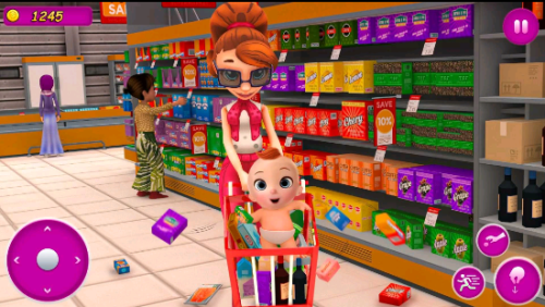 母亲单亲生活游戏截图3