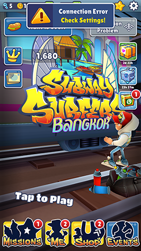 地铁跑酷曼谷版本2023最新版游戏截图1