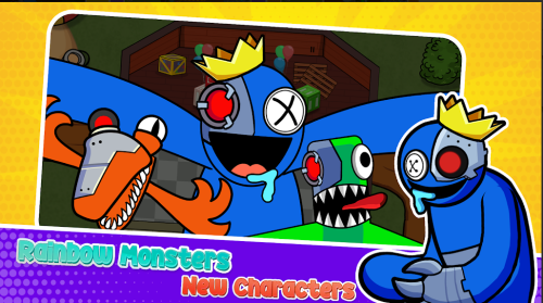 彩虹朋友太空狼人内置菜单版-游戏截图4