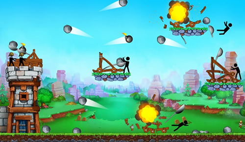 火柴人投石车中文版游戏截图3