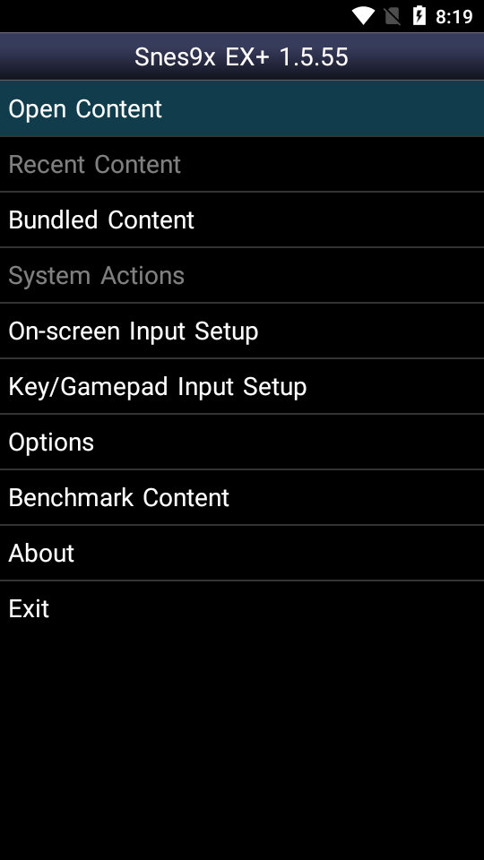 sfc模拟器手机版(snes9x ex+汉化版)游戏截图1