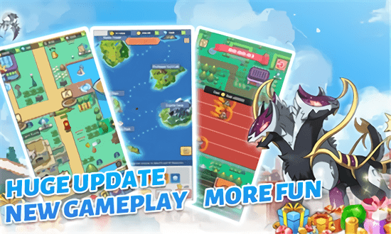 闲置训练师迷你怪兽游戏游戏截图1