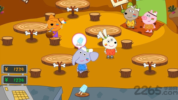 兔宝宝冰淇淋店最新版游戏截图2