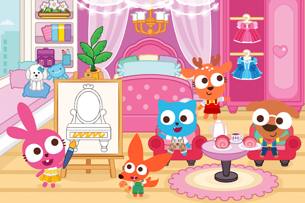 泡泡兔小镇公寓游戏游戏截图4