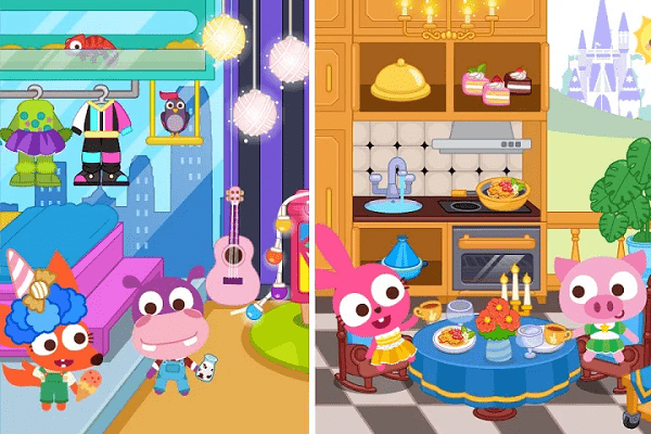 泡泡兔小镇公寓游戏游戏截图2