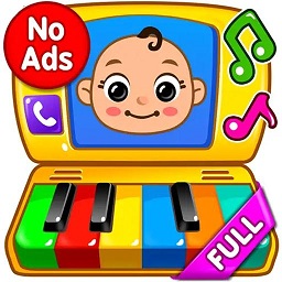 宝宝的黑白钢琴游戏