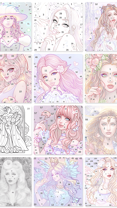 开心涂色书手机版-游戏截图4