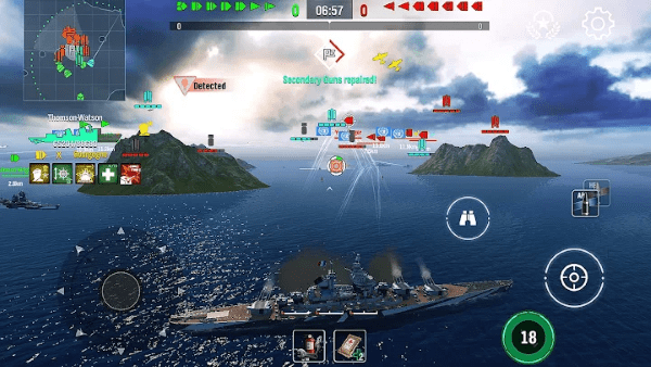 战舰世界大战手游(warship world war)游戏截图2