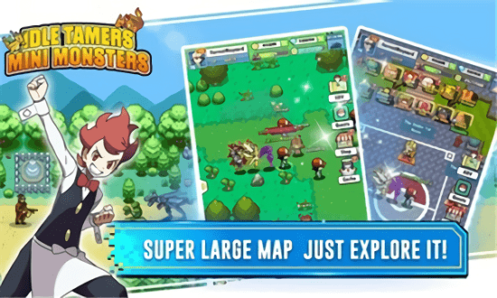 闲置训练师迷你怪兽游戏游戏截图3