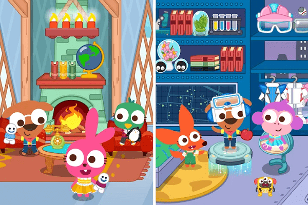 泡泡兔小镇公寓游戏游戏截图3