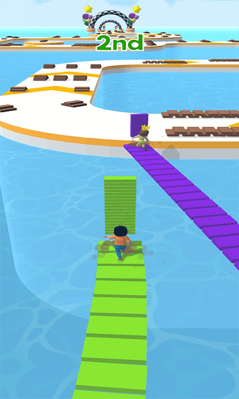 搭木板争夺赛游戏游戏截图1