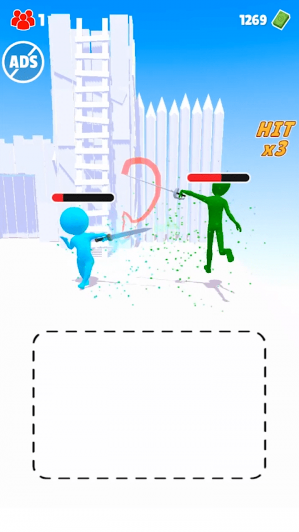 画画的击剑游戏截图2