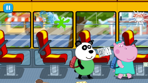 猪猪小镇迷你校车游戏游戏截图4
