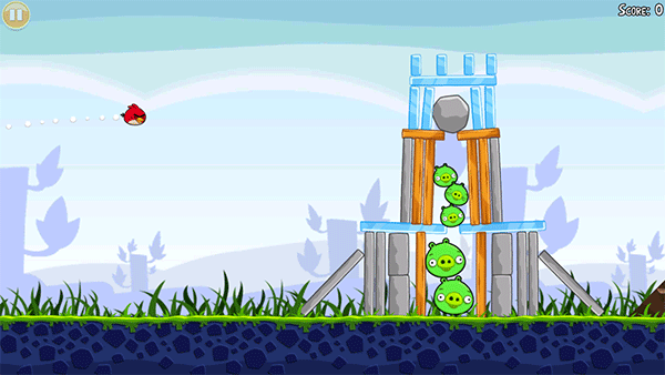 愤怒的小鸟老版本-游戏截图4