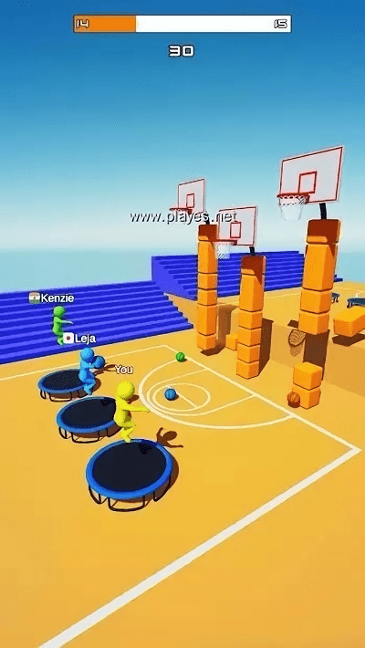 炫酷扣篮3d游戏(color dunk 3d)游戏截图1
