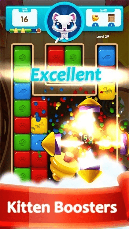 小猫果冻消除手游-游戏截图1