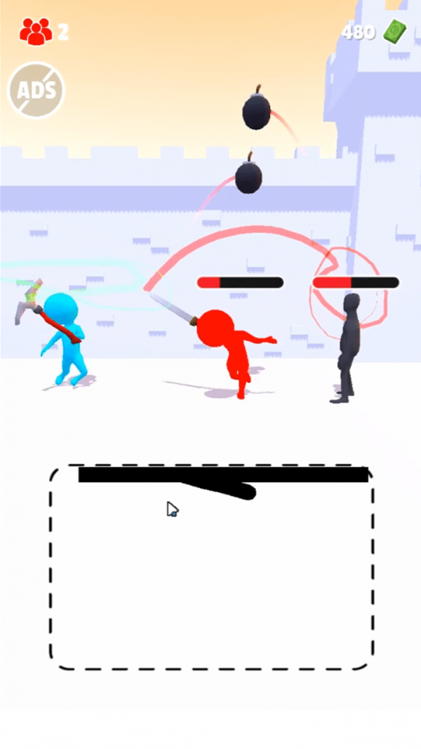 画画的击剑游戏截图3