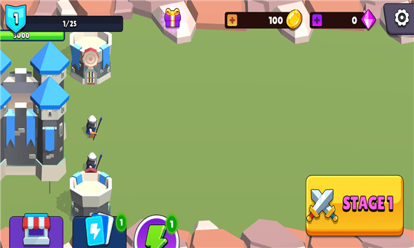 城堡防御战争英雄最新版游戏截图1