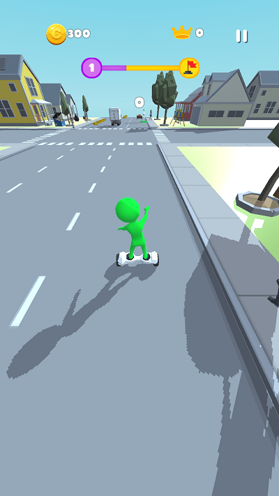 橡皮人电动滑板车手机版-游戏截图2