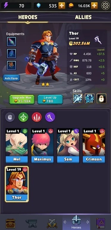 战争与骑士手机版-游戏截图2