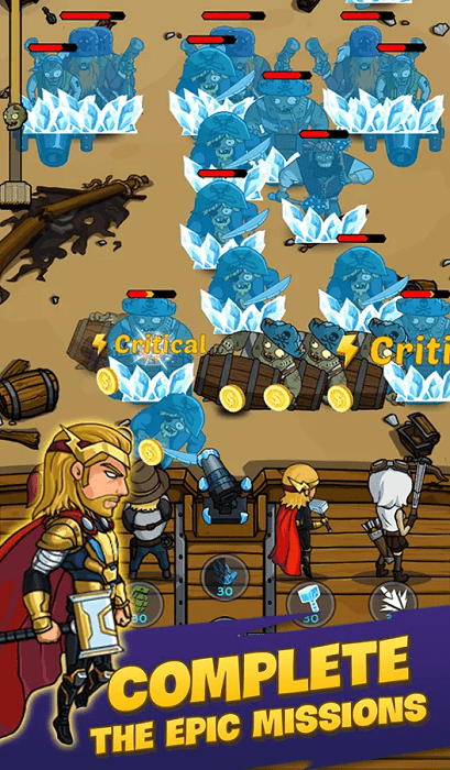 僵尸大战空闲防御游戏游戏截图4