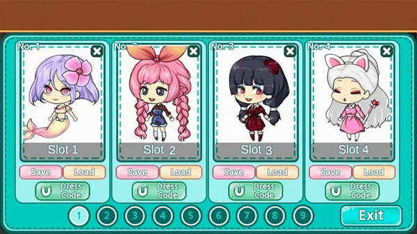 我的美少女的故事装扮游戏游戏截图4