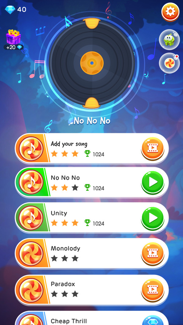 节奏糖果游戏截图3
