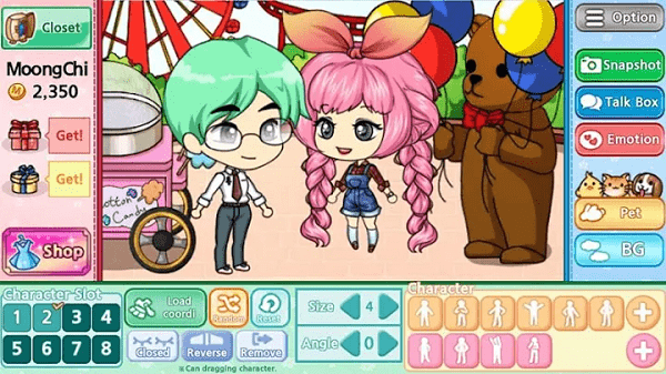 我的美少女的故事装扮游戏游戏截图5