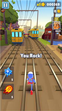 地铁跑酷殃毁仿外网版本游戏截图1
