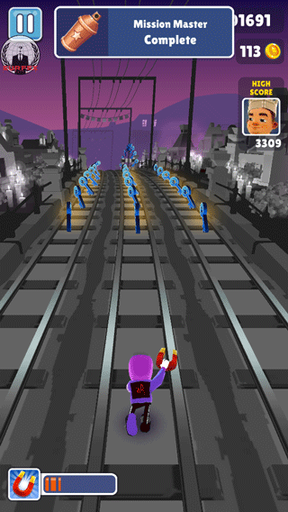 地铁跑酷钥匙金币版游戏截图4