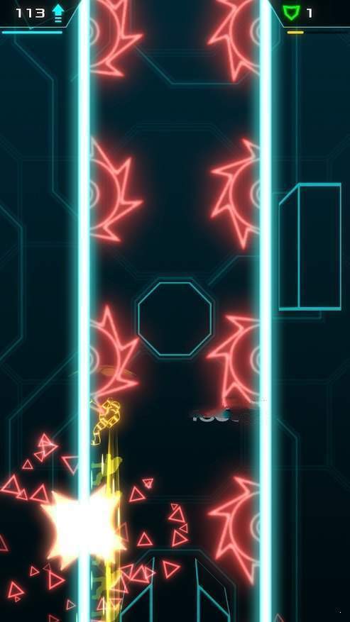 霓虹灯登山者-游戏截图1