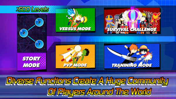 超级火柴人战斗全明星英雄superstickfightallstar最新版游戏截图4