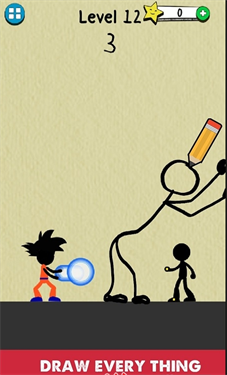 绘画拯救火柴人游戏截图1