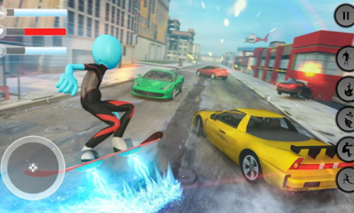 冰蜘蛛火柴绳英雄大佬游戏截图2