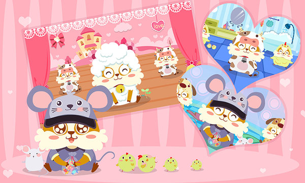 儿童儿歌换装游戏游戏截图3