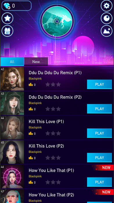 blackpink road眨眼舞池游戏游戏截图4