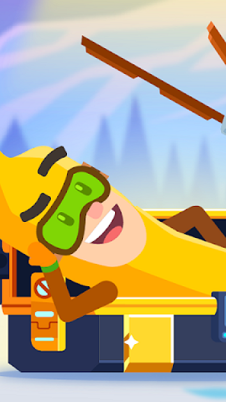 滑雪冒险飞越雪山游戏截图2