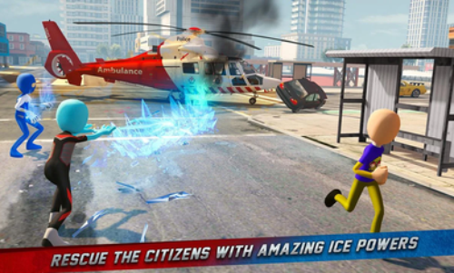 冰蜘蛛火柴绳英雄大佬游戏截图3